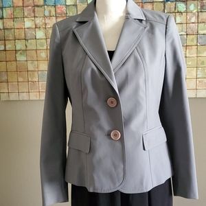 Talbots Gray Silk and Cotton Jacket 😍